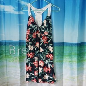 Tropical Crochet Beach Dress Large